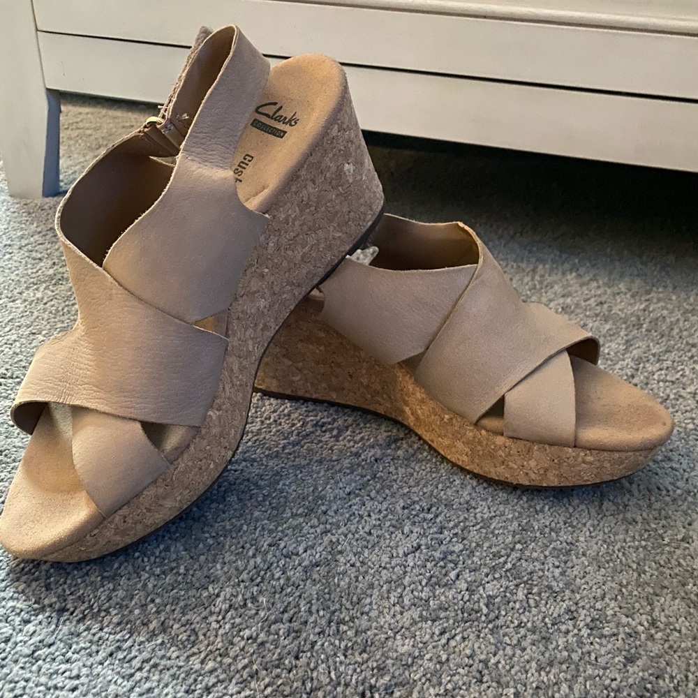Clark’s wedges - hardly worn